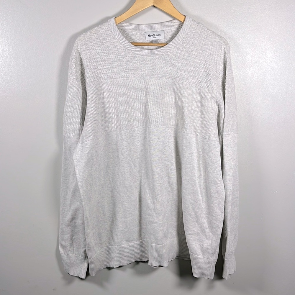 Goodfellow 100% Cotton Round- Neck Long Sleeve Sweater Sz XL.